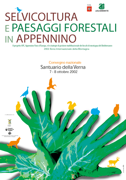Manifesto Convegno sulla Selvicoltura in Appennino tosco emiliano, Regione Toscana 2010