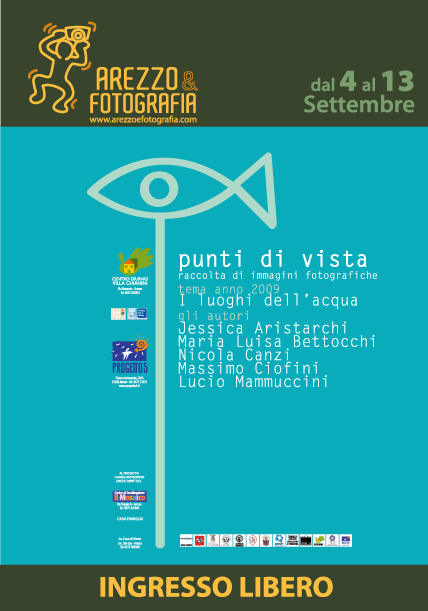 Manifesto Mostra Fotografica a cura di Arezzo fotografia. 2009