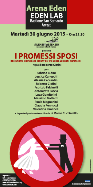 Locandina Spettacolo teatrale "I promessi sposi" Teatro Moderno Tegoleto 2015