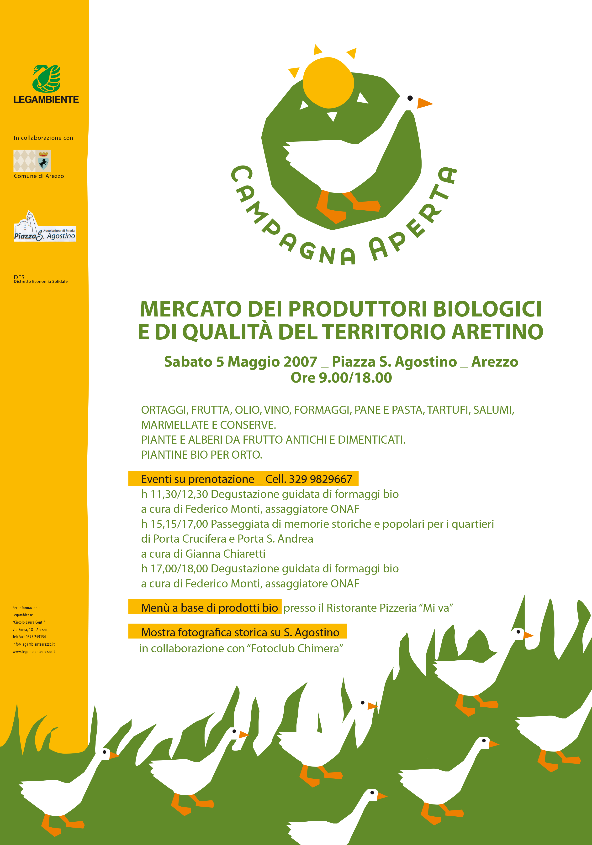 Manifesto Mercato produttori biologici "Campagna Aperta"